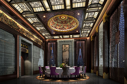 百色低调奢华的新中式酒店设计效果图
