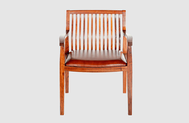 百色中式实木大方椅家具效果图